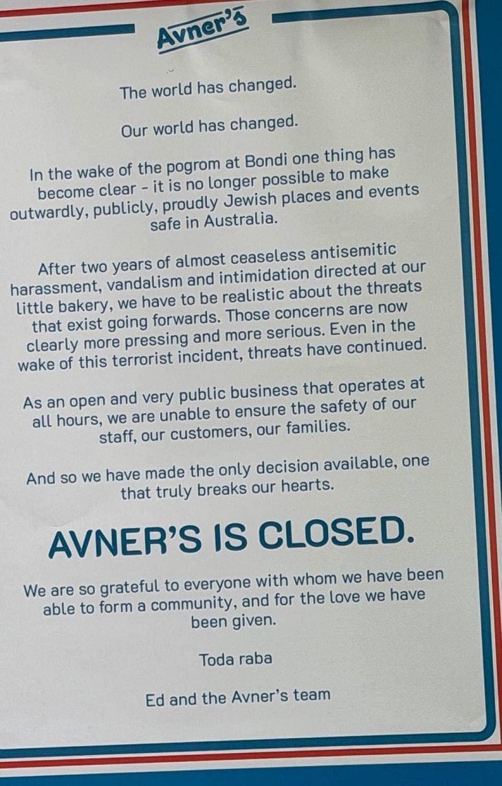 Avner closing message
